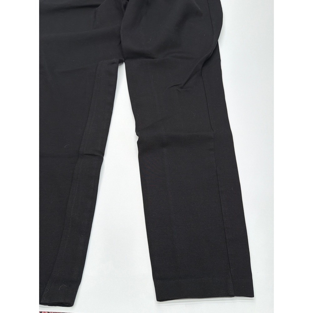 J.Crew Pixie Pants Black Equestrian Skinny Leggings Side Zip 12R Heavy Knit - Picture 10 of 11